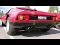 Ferrari 512 bb exhaust sound  cold start up  revs