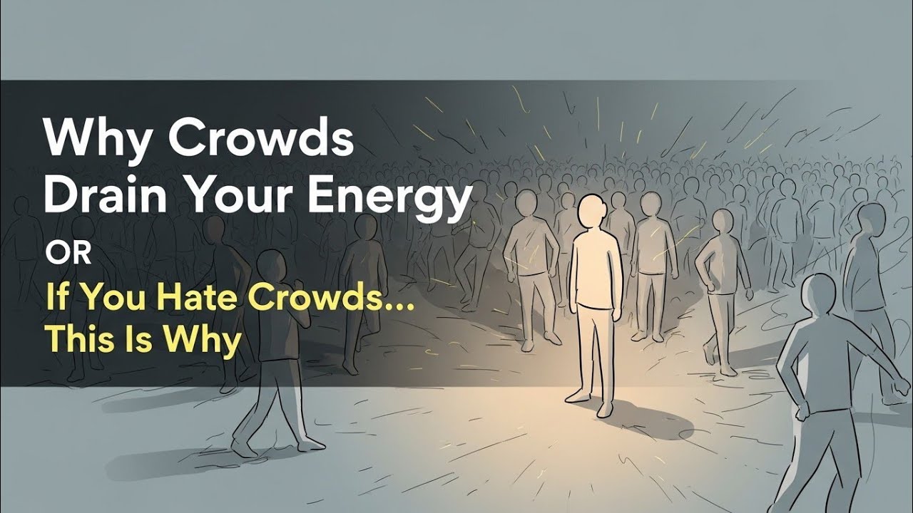 Psychology of People Who Hate Crowded Places | The Silent Struggle of Sensitive Minds