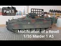 Perfect Scale Modellbau Marder Raumklimagerat resin install on 1/35 Revell Marder 1A5 (part 1) (#27)