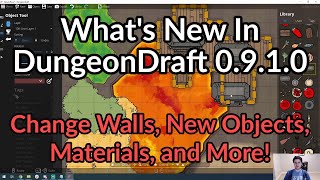 What's New In DungeonDraft 0.9.1.0!