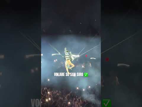 Video GEOLIER VOLA SU SAN SIRO