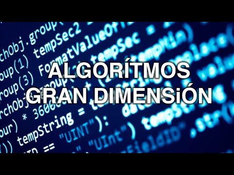 Investigación de Operaciones con algorítmos de gran dimensión