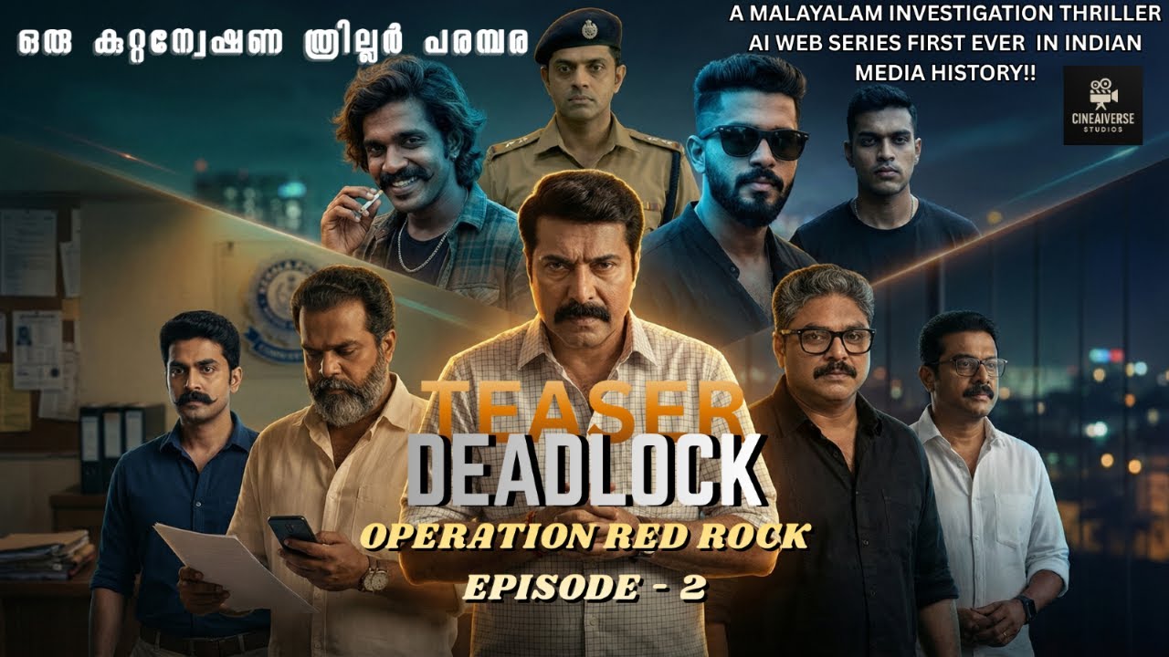 DEADLOCK - OPERATION RED ROCK : EPISODE -2  TEASER ./ A MALAYALAM INVESTIGATION SERIES .