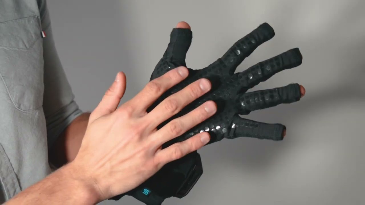 MoCap Pro glove -ハンドモーションキャプチャー- - YouTube