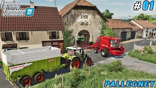 Debut Earnings: Mustard Oil Trade and Contract Work | Pallegney Farm | Farming simulator 22 | ep #01