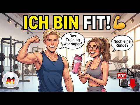 🇩🇪 Fitness & Gym Routine: German A1-А2 Story-Podcast
