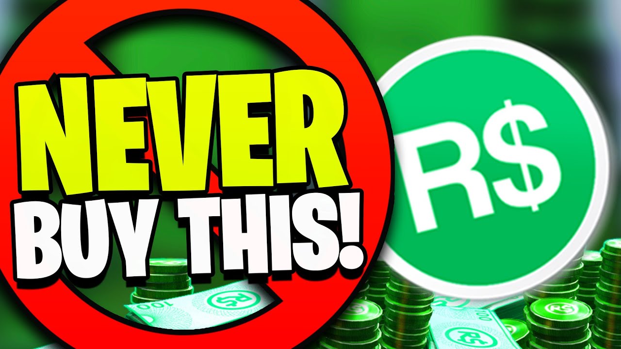 here's why you should NEVER BUY ROBUX on Roblox 