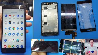 Nokia 6 broken glass replasment | screen repair | crack glass change