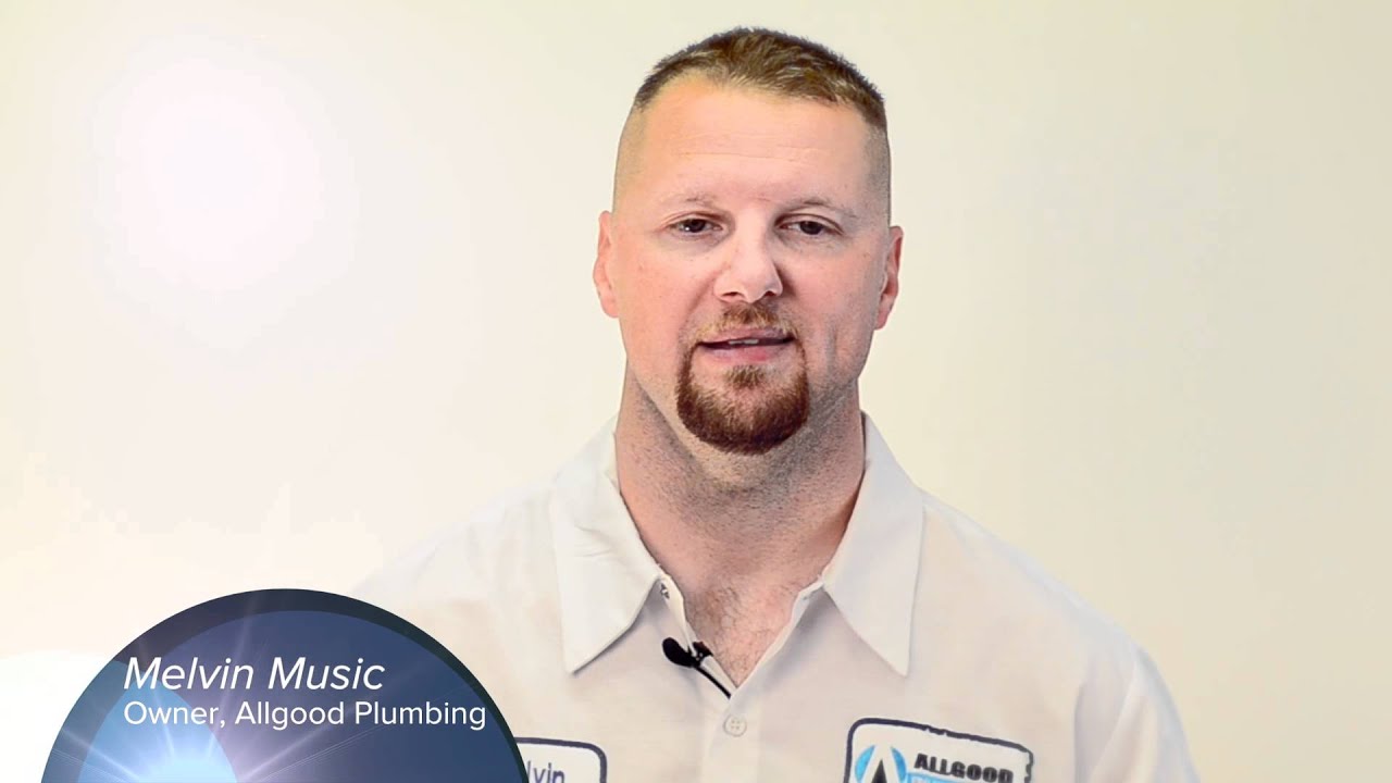 Allgood Plumbing and Owner Melvin Music YouTube