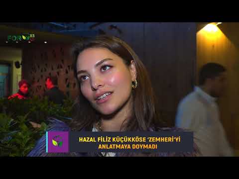 HAZAL FİLİZ KÜÇÜKKÖSE YENİ DİZİSİ ZEMHERİYİ ANLATMAYA DOYMADI