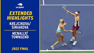 Krejcikova/Siniakova vs. McNally/Townsend Extended Highlights | 2022 US Open