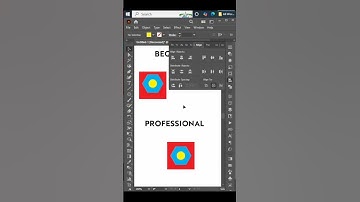 Align Objects Beginner and Professional in Adobe Illustrator #shorts