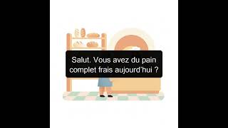 🇺🇸🇫🇷 French at the bakery: order bread & pastries (Lent, Prononciation, Essential A1–A2)