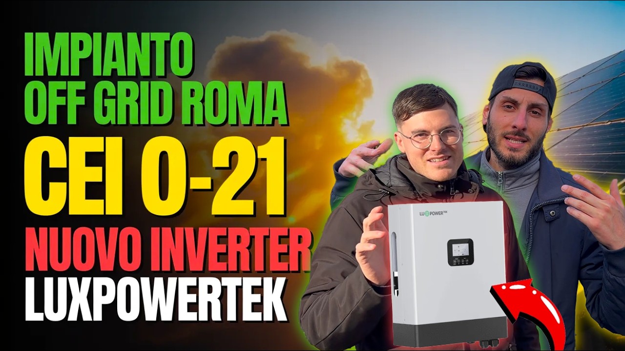 💥 CEI 0-21: OFF GRID 6,5 kWp con 15 kWh Accumulo che Cambia Tutto 💥