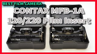 【美品】 CONTAX 645用220バキュームフィルムインサートMFB-1B SALE】CONTAX MFB-1A 120/220 Film Insert For Contax 645 2 SET
