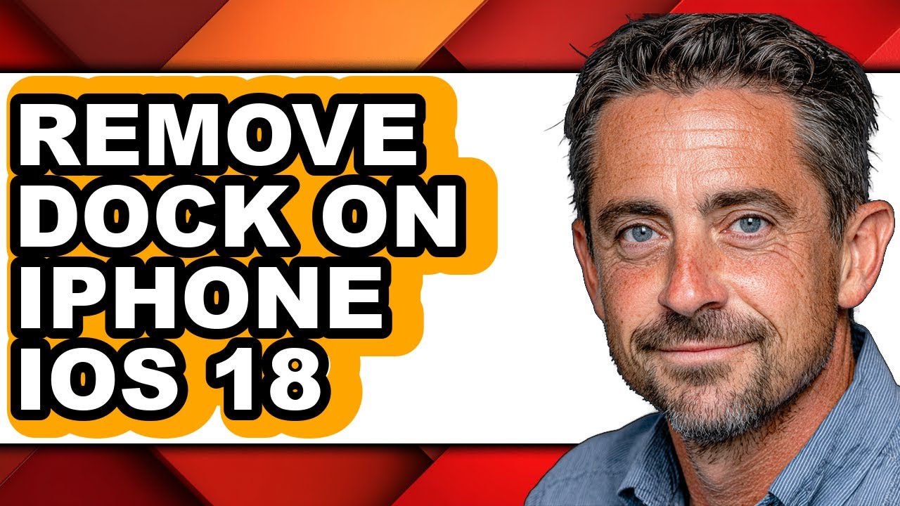 How to Remove Dock on Iphone Ios 18 (easy Method)