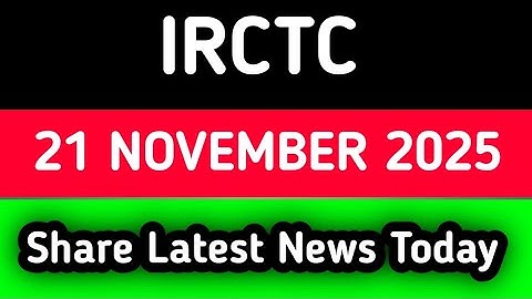 irctc share latest news | irctc share news today | irctc share news today