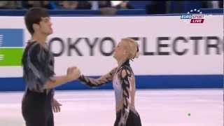 Swan Lake ballet on ice by Volosozhar & Trankov at 2012 World Championship