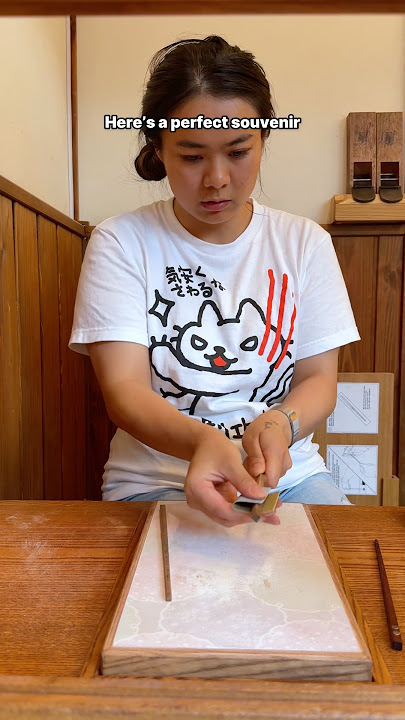 MUST MAKE souvenir in Japan: Chopsticks! 🥢 #japan