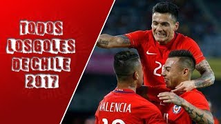 Todos los goles de la selección chilena 2017