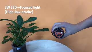 D088 multi functional LED rechargeable camping lantern, working lights with power bank