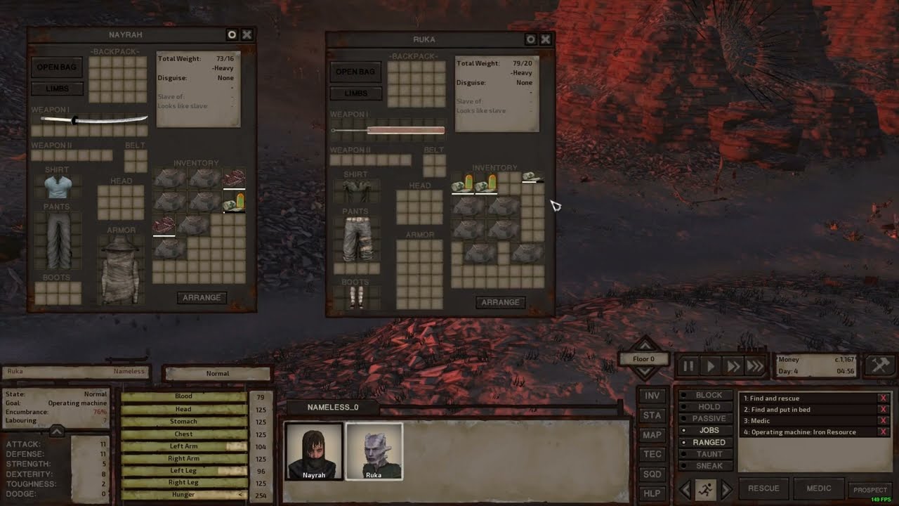 Kenshi - How to Transfer Items from One Character to Another 