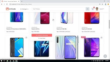 Website Toko Online PHP MySQLi + Cek Ongkir Otomatis (Demo)