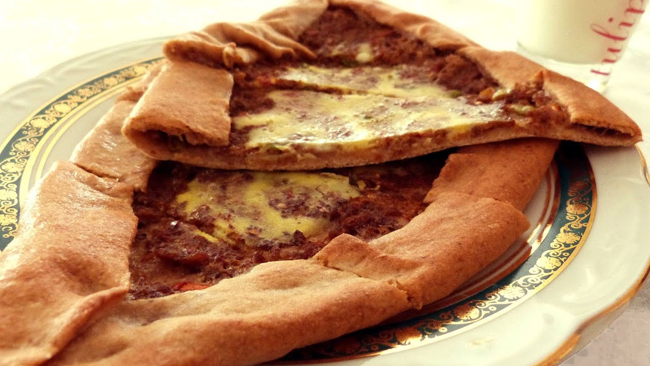 Pastel de carne picada receta pizza turca YouTube