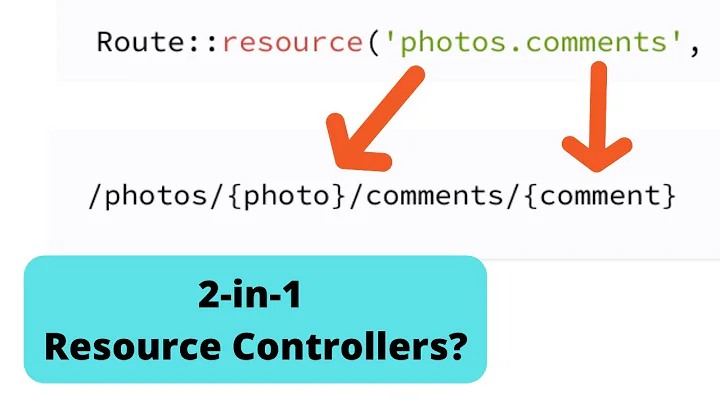 Laravel Nested Resource Controllers: Two-Level Deep