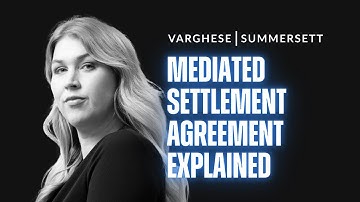 Family Lawyer Answers: "What Is a Mediated Settlement Agreement in a Divorce?"