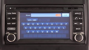 2015 NISSAN Versa Note - Navigation Functions Disabled While Driving (if so equipped)