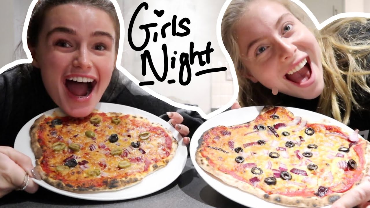best/worst dates story time 😂😭🤫 OVERDUE GIRLS DATE NIGHT... LETS MAKE PIZZA 🍕 ad | Syd and Ell