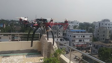 F450 Quadcopter || Pixhawk_2.4 + Radiolink M8N gps on position hold without gps stand.