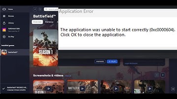 Fix Battlefield REDSEC Application Error Code 0xc0000604 Application Was Unable To Start Correctly