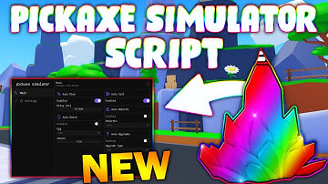 *NEW* Pickaxe Simulator! Script (PASTEBIN 2025) (AUTO MINE , AUTO SELL , AUTO HATCH , AUTO REBIRTH )