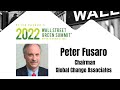 2022 wall street green summit introduction  peter fusaro