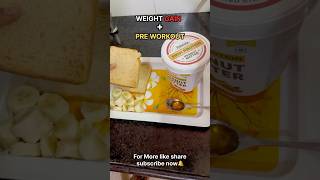 Best Weight Gain and pre workout Meal | Peanut Butter Banana Honey Sandwich🥪 #shorts