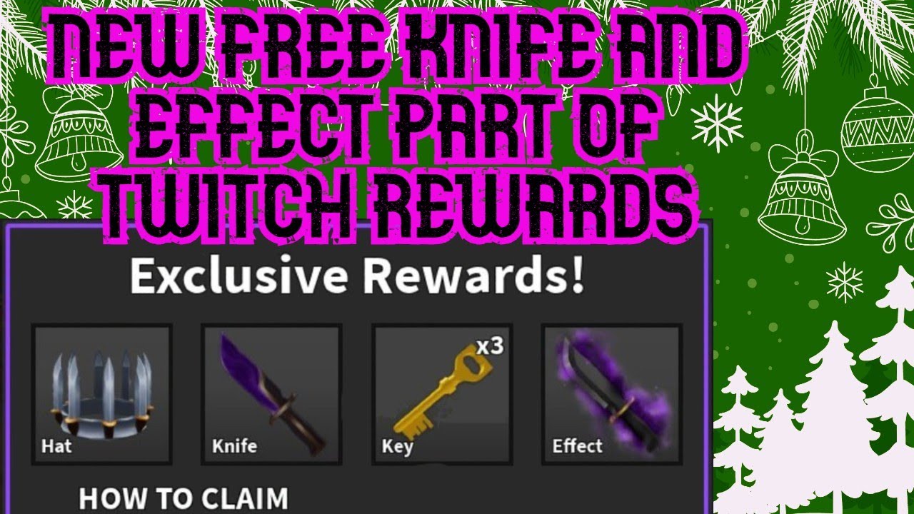 Roblox Prime Gaming rewards in December 2022: Knife Crown - Murder Mystery  2 and more