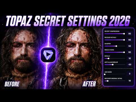 4K Quality with Topaz AI 🔥 (Secret Settings)
