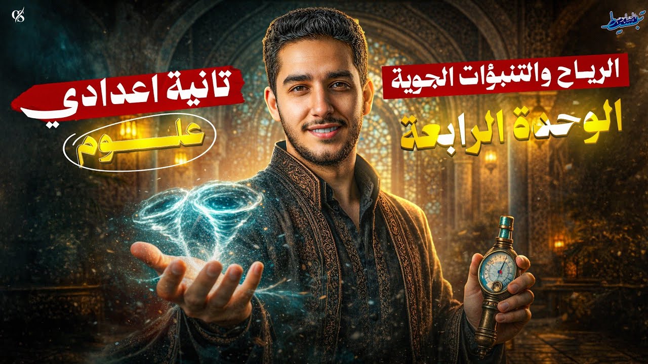 الرياح والتنبؤات الجويه | علوم الصف الثاني الاعدادي الترم الثاني
