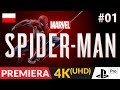 SPIDER-MAN PL (PS4 / 2018) 👊 #1 (odc.1)  🌆 Nowy hit na PlayStation 4 | Gameplay po polsku w 4K