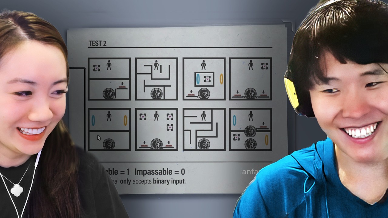 This Portal Themed Escape Room is too easy for us