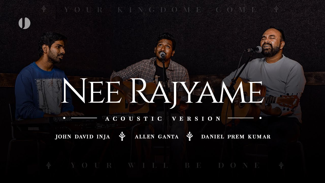 NEE RAJYAME   ACOUSTIC VERSION  VERTICAL VIDEO   4K   Ps John David Inja   Ft Ps Allen Ganta