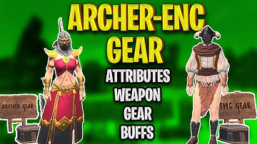 New Meta For Archer PVP & The Best Build For Encumbrance - Attributes, Gear, buffs : Age Of Sorcery