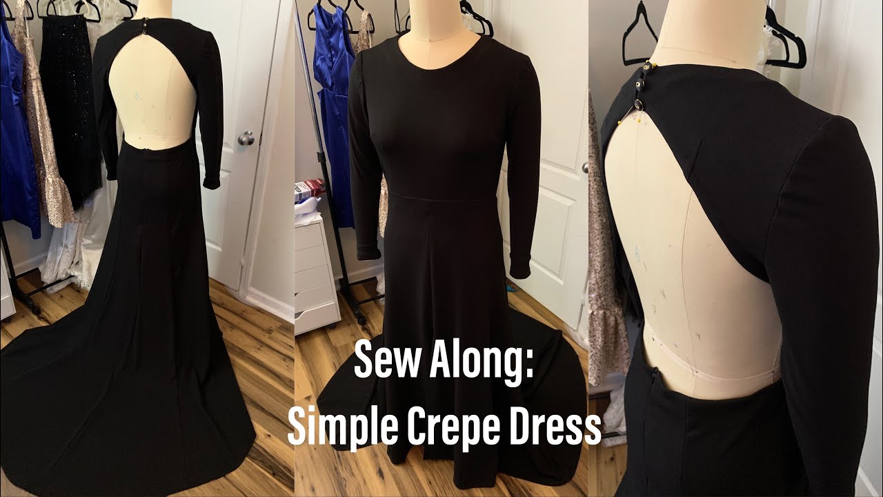 Simple Crepe Dress: Mccall's M7994