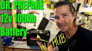 Dr. Prepare 12v 100ah Battery Review....  This is a top notch battery!