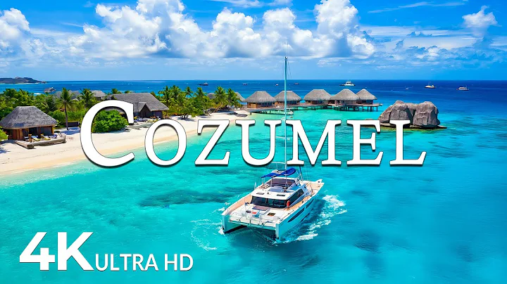 FLYING OVER COZUMEL (4K UHD) – Soothing Music Along With Beautiful Nature Video - 4K Video UHD #5