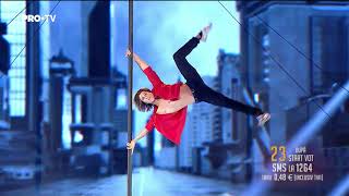 ⁣Românii au talent 2021: Finala (prestaţie) – Remi Martin – pole dance