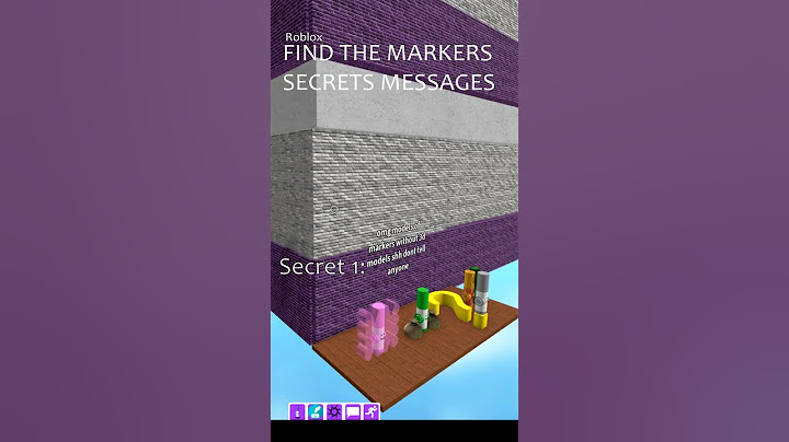 Roblox: Secrets Messages in the Find the Markers Adventure!🤫
