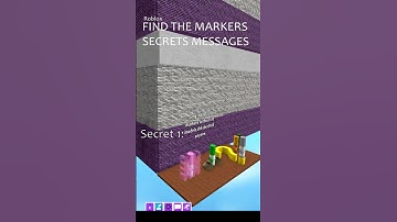 Roblox: Secrets Messages in the Find the Markers Adventure!🤫